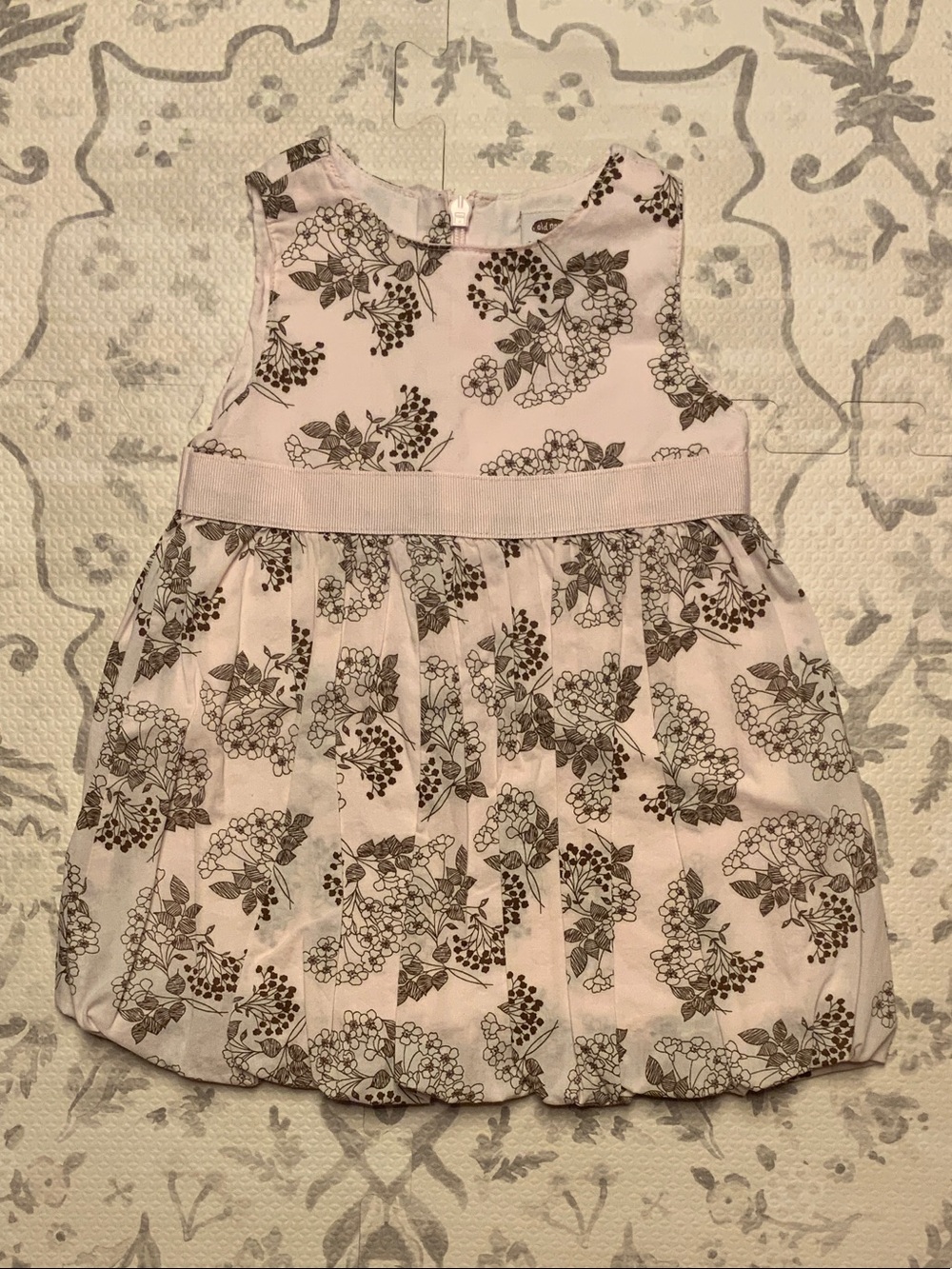 Old Navy Pink Floral Sleeveless Dress 100% COTTON